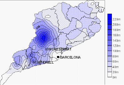 Rainfall Chart 10th June 2000