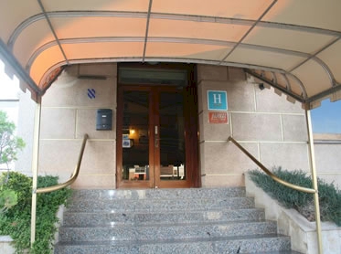 Hotel entrance Hotel entrance