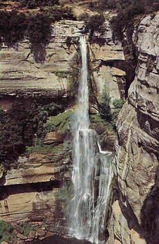 Salt de Sallent waterfall, Collsacabra